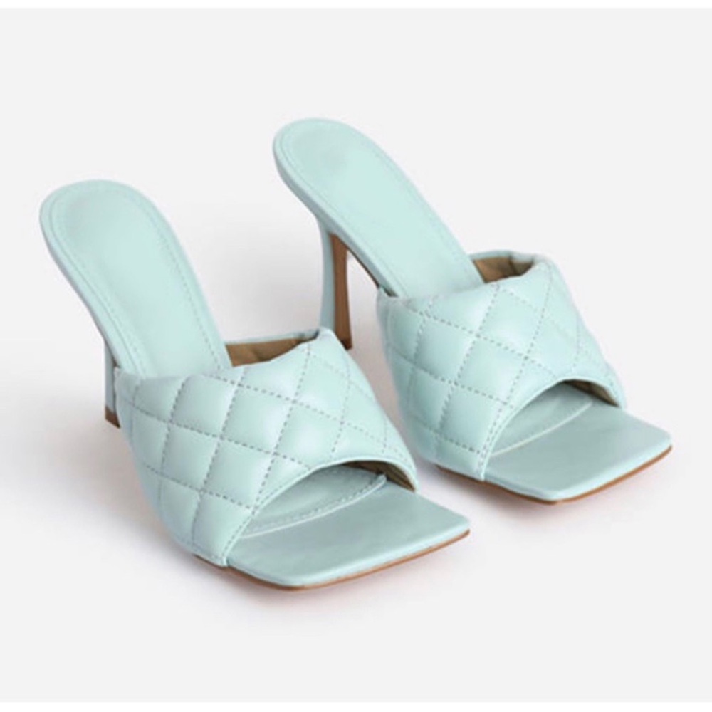 Women’s Mule Shoes in Light Blue New in Box